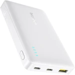 Powerbank Baseus EnerFill FP21, 10 000mAh, 22,5W, 1x USB-A, 2x USB-C + kabel USB-C, biały