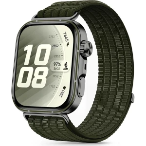 Pasek Tech-Protect Nylon do Huawei Watch Fit 5 / 5 Pro / 4 / 4 Pro / 3,  ciemny zielony