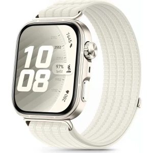 Pasek Tech-Protect Nylon do Huawei Watch Fit 5 / 5 Pro / 4 / 4 Pro / 3,  kremowy