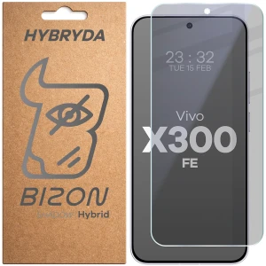 Prywatyzujące szkło hybrydowe Bizon Hybrid Shadow do Vivo X300 FE, matowe