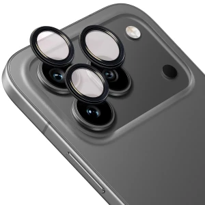 Szkło na aparat Bizon Glass Snap Lens do Honor 600 Pro 5G, 1 zestaw, czarna ramka