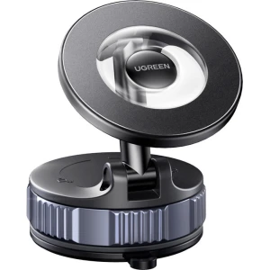 Uchwyt samochodowy Ugreen Suction Cup LP970 do MagSafe do deski rozdzielczej / szyby, czarno-srebrny