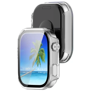 Etui ze szkłem do zegarka Bizon Case Watch Adamo do Xiaomi Redmi Watch 6, przezroczyste