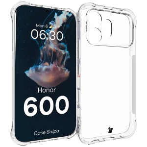 Elastyczne etui Bizon Case Salpa do Honor 600 5G, przezroczyste