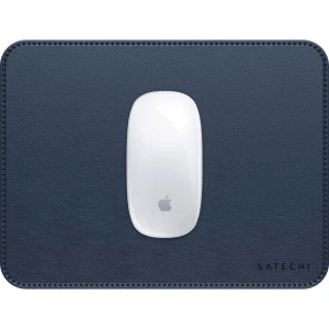 OUTLET: Podkładka pod mysz, na biurko ze skóry wegańskiej, Satechi Premium Mouse Pad, granatowa