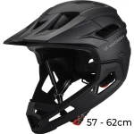 Kask rowerowy Wozinsky HT-009 z odpinanym daszkiem 57-62 cm, czarny