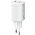 Ładowarka sieciowa GaN 2x USB-C PD, 45W, Xiaomi Nano Turbo Travel Charger, biała