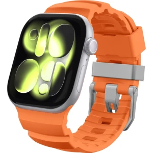 OUTLET: Silikonowy pasek Spigen WBS2 Band do Apple Watch 49/46/45/44 mm, pomarańczowy