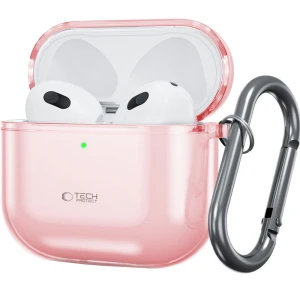 OUTLET: Etui Tech-Protect Flexair do Apple AirPods 4, przezroczysto-różowe