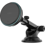 Uchwyt samochodowy z ładowaniem Qi 2.2 25W Fixed MagCool2 XL do MagSafe na szybę / deskę rozdzielczą, kabel USB-C, czarny