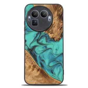 Drewniane etui do Realme GT 8 Pro, Bewood Unique Turquoise