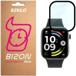 Szkło hybrydowe Bizon Watch Glass Edge Hybrid dla Xiaomi Redmi Watch 6, czarne