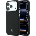 Etui Mercedes-Benz Leather Semi Wrap Grill Pattern MagSafe do iPhone 18 Pro / 17 Pro, czarne