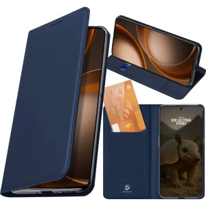 Etui z klapką Dux Ducis Skin Pro do Oppo Find X9 Ultra, granatowe