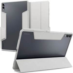 OUTLET: Etui Spigen Ultra Hybrid Pro do Galaxy Tab S11 Ultra, szaro-przezroczyste