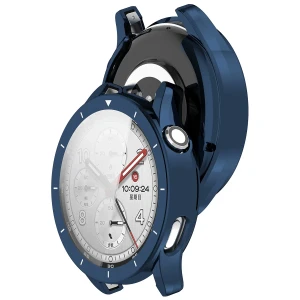Etui z osłoną ekranu Bizon Case Watch Felipe do Xiaomi Watch S5, niebieskie