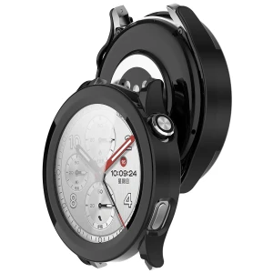 Etui ze szkłem do zegarka Bizon Case Watch Adamo do Xiaomi Watch S5, czarne
