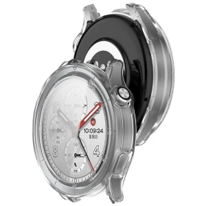 Etui ze szkłem do zegarka Bizon Case Watch Adamo do Xiaomi Watch S5, przezroczyste