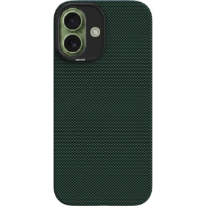 Etui YAXO Aramid Fiber Ultra Slim do MagSafe do iPhone 17, ciemnozielone