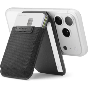 Portfel na karty z podstawką Spigen Slim Fold S314-4 do MagSafe, czarny