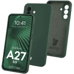 Silikonowe etui Bizon Soft Case do Galaxy A27 5G, ciemnozielone