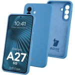 Silikonowe etui Bizon Soft Case do Galaxy A27 5G, niebieskie