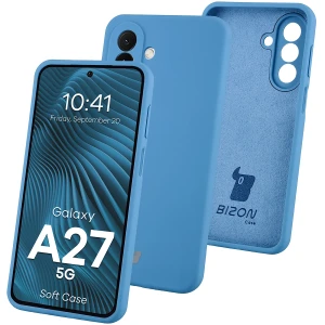 Silikonowe etui Bizon Soft Case do Galaxy A27 5G, niebieskie