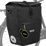 Sakwa rowerowa na bok bagażnika, Vayox VA0445B 25L, czarna