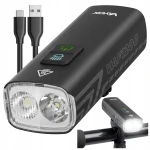 Lampka rowerowa przednia 1200lm, Vayox VAF1200 IPX6 2500mAh, czarna