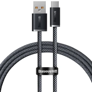 OUTLET: Kabel Baseus Dynamic Series 100W USB-A do USB-C 1m, ciemnoszary