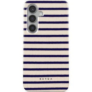 OUTLET: Etui Burga Old Money Tough do Galaxy S24, beżowo-granatowe