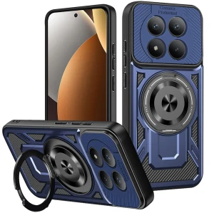 OUTLET: Etui Techsuit RuggedCam do Xiaomi Redmi Note 15 Pro 5G, niebiesko-czarne