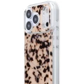 Etui Crong Deluxe MAG do MagSafe do iPhone 17 Pro Max, beżowa panterka