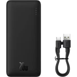 Powerbank Baseus Airpow Fast Charge, 30 000mAh, 20W, USB-A, USB-C z  kablem USB-A/USB-C, czarny