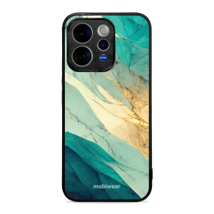Etui ochronne do Vivo V70 5G, Mobiwear Glossy Case, turkusowy marmur