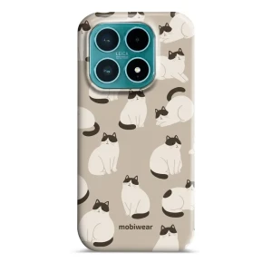 Etui ochronne do Xiaomi 17, Mobiwear Elite Pro, kawa miau