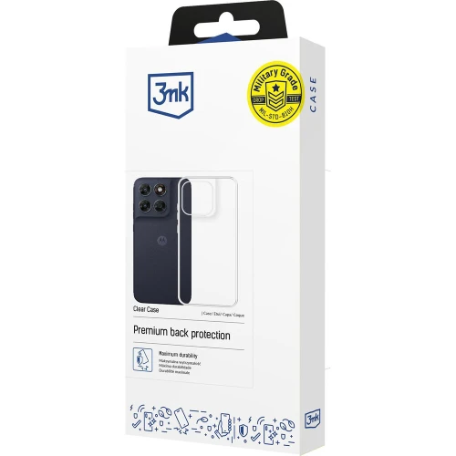 Etui 3mk Clear Case do Motorola Moto G87 5G, przezroczyste
