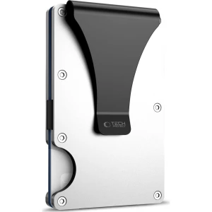 Portfel na karty z ochroną RFID Tech-Protect Thorn, srebrny