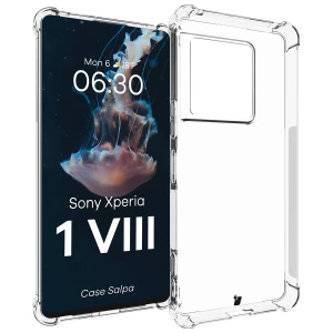 Elastyczne etui Bizon Case Salpa do Sony Xperia 1 VIII, przezroczyste