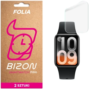 Folia hydrożelowa na ekran Bizon Watch Film Hydrogel Duo do Xiaomi Smart Band 10 Pro, 2 sztuki