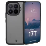 Etui Bizon Case Angelo do Xiaomi 17T, przydymione z czarną ramką