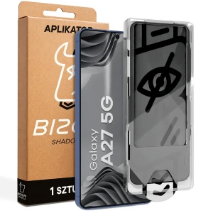 Szkło prywatyzujące z ramką aplikacyjną Bizon Glass Aplikator Shadow do Galaxy A27 5G, 1 zestaw