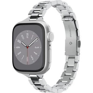 OUTLET: Pasek Spigen Band Modern Fit 316L do Apple Watch 42/41/40/38 mm, srebrny