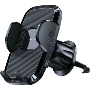 OUTLET: Mechaniczny uchwyt samochodowy na telefon na kratkę nawiewu, Joyroom JR-ZS259, czarny