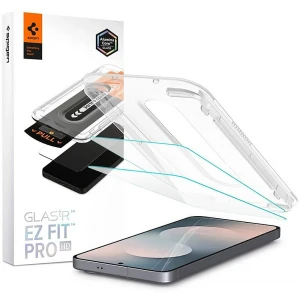 OUTLET: Szkło do etui + Aplikator Spigen Glas.tR EZ Fit Pro 2-Pack (AC) do Galaxy S25 FE