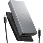 Powerbank Spigen Essential Alloy Portable Charger EA3020, 20000mAh USB-C 30W PD PPS, USB-A, szary
