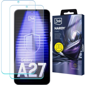 Szkło hybrydowe, 3mk Hardy Fusion do Galaxy A27 5G, 2 sztuki