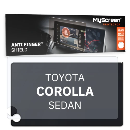 Folia samochodowa na ekran główny, MyScreen Anti Finger Shield do Toyota COROLLA XII (2022-2026), matowa