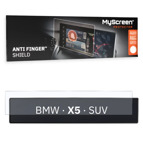 Folia samochodowa na ekran główny, MyScreen Anti Finger Shield do BMW X5 G05 (2023-2026), matowa