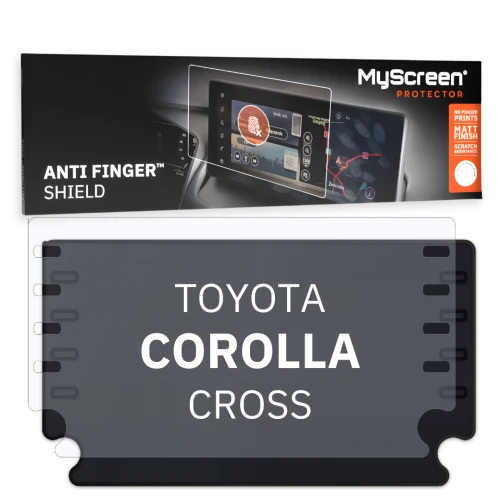 Folia samochodowa na ekran główny, MyScreen Anti Finger Shield do Toyota COROLLA CROSS I (2018-2022), matowa